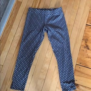 Flower print hi rise legging